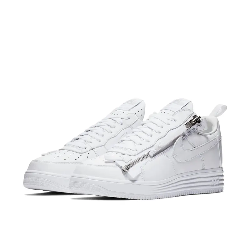 Nike x Acronym Air Lunar Force 1 Low All White (2017) (AF100) (AJ6247-100)