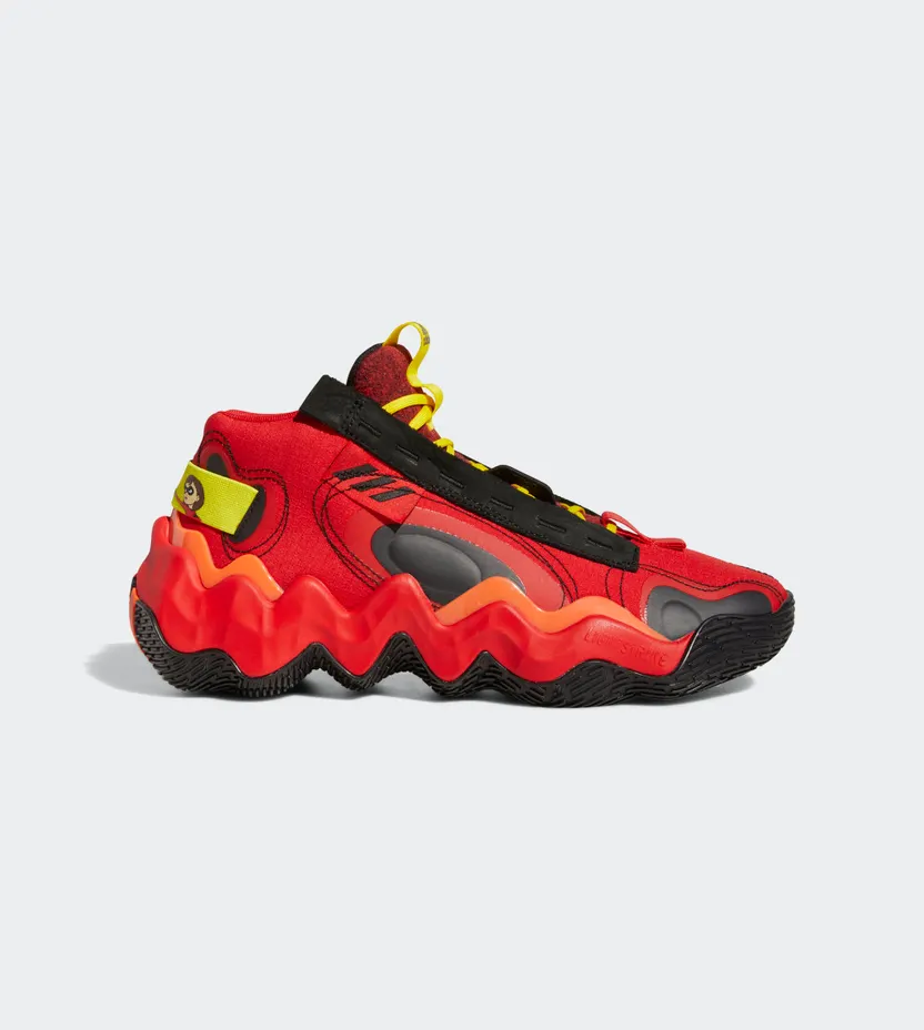 adidas Exhibit B Candace Parker Mid Vivid Red / Core Black / Team Yellow (GZ2379)