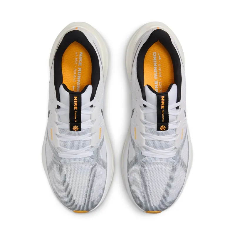 Nike Structure 25 White Laser Orange Smoke Grey Black (DJ7883-110)