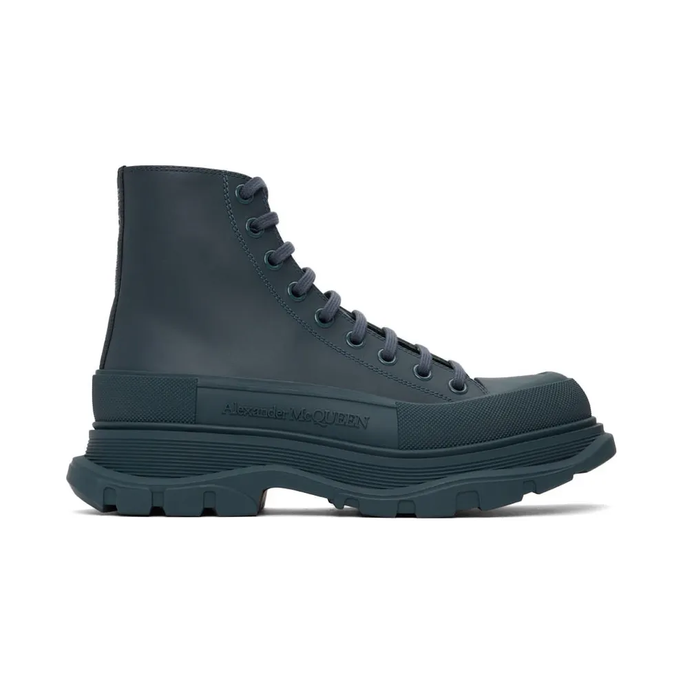 Alexander McQueen Grey Tread Slick High (627206WIBT14476)