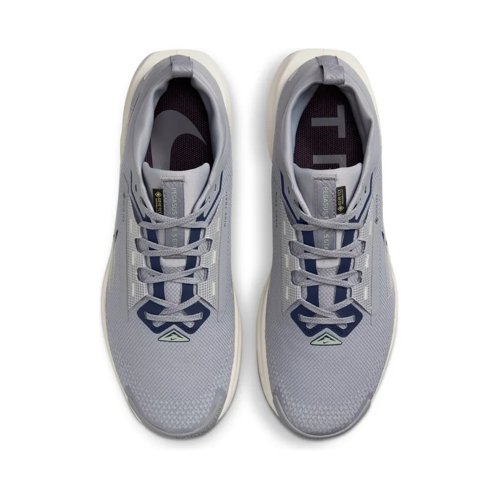 Nike React Pegasus Trail 5 Gore-Tex Cement Grey Jade Horizon Burgundy Crush Midnight Navy (FQ0908-006)