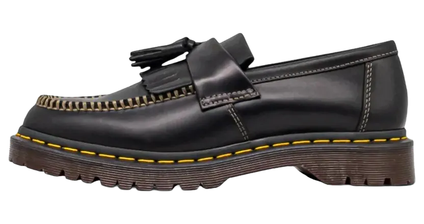 Dr Martens Adrian Orleans Leather Tassel Loafers “Black” (42849001)