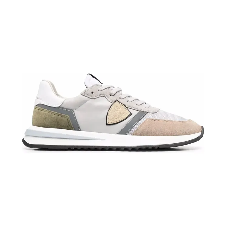 Philippe Model Paris Sneakers met logopatch – Beige (TYLUW003)