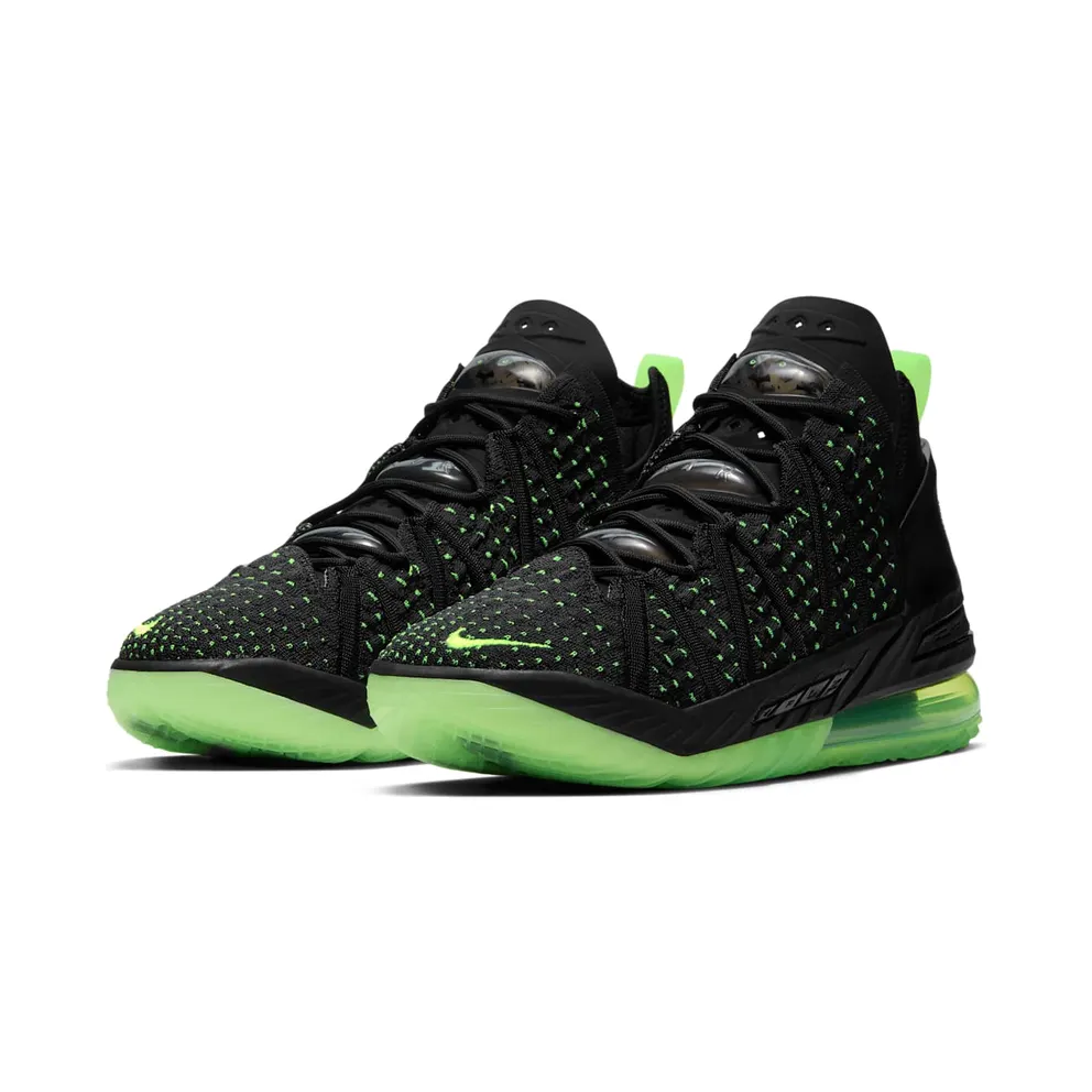 LeBron 18′ Black/Electric Green’ Basketball Black (CQ9283-005)