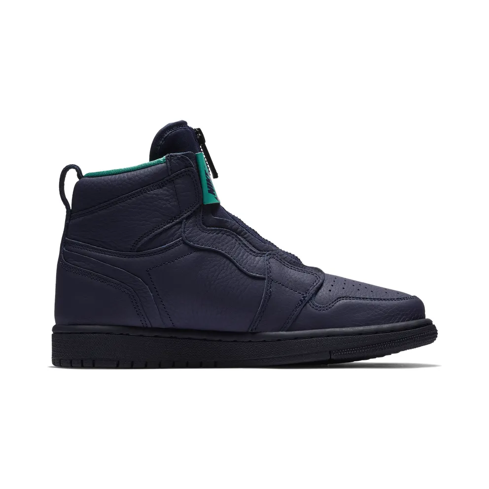 Jordan 1 Retro High Zip Blackened Blue (W) Blackened Blue/Neptune Green-White (AQ3742-403)