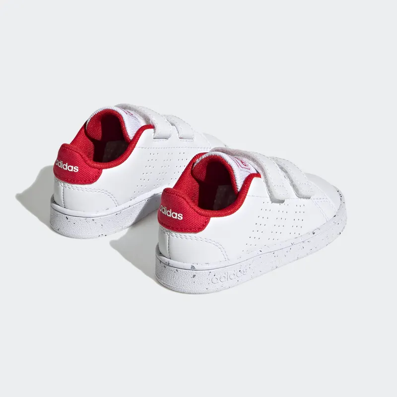 Adidas Advantage Lifestyle Court Two Hook-and-Loop Cloud White / Cloud White / Better Scarlet (H06216)
