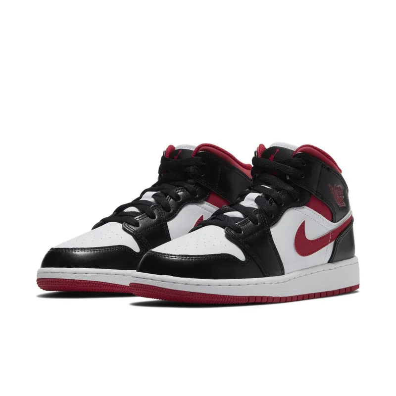 Air Jordan 1 Mid Gym Red (GS) (DJ4695-122)