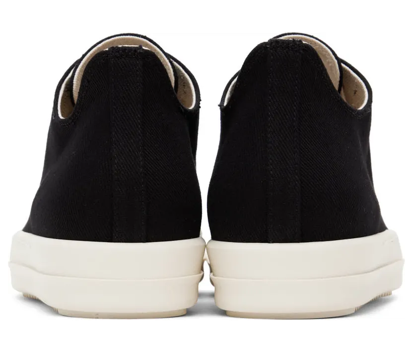 Rick Owens Drkshdw Black Denim Sneakers (DU02B4802 DQ) (2)