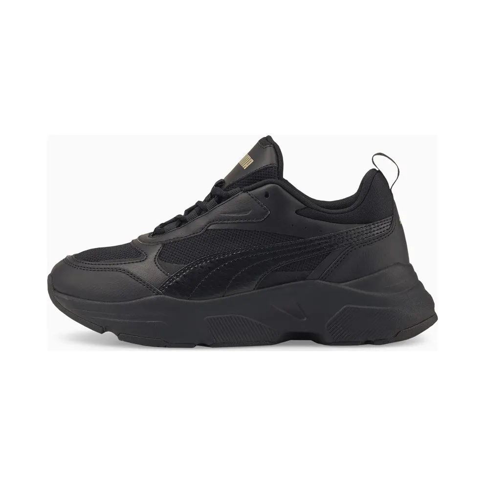 PUMA Cassia Women’ Black/Black/Gold (384647-02)