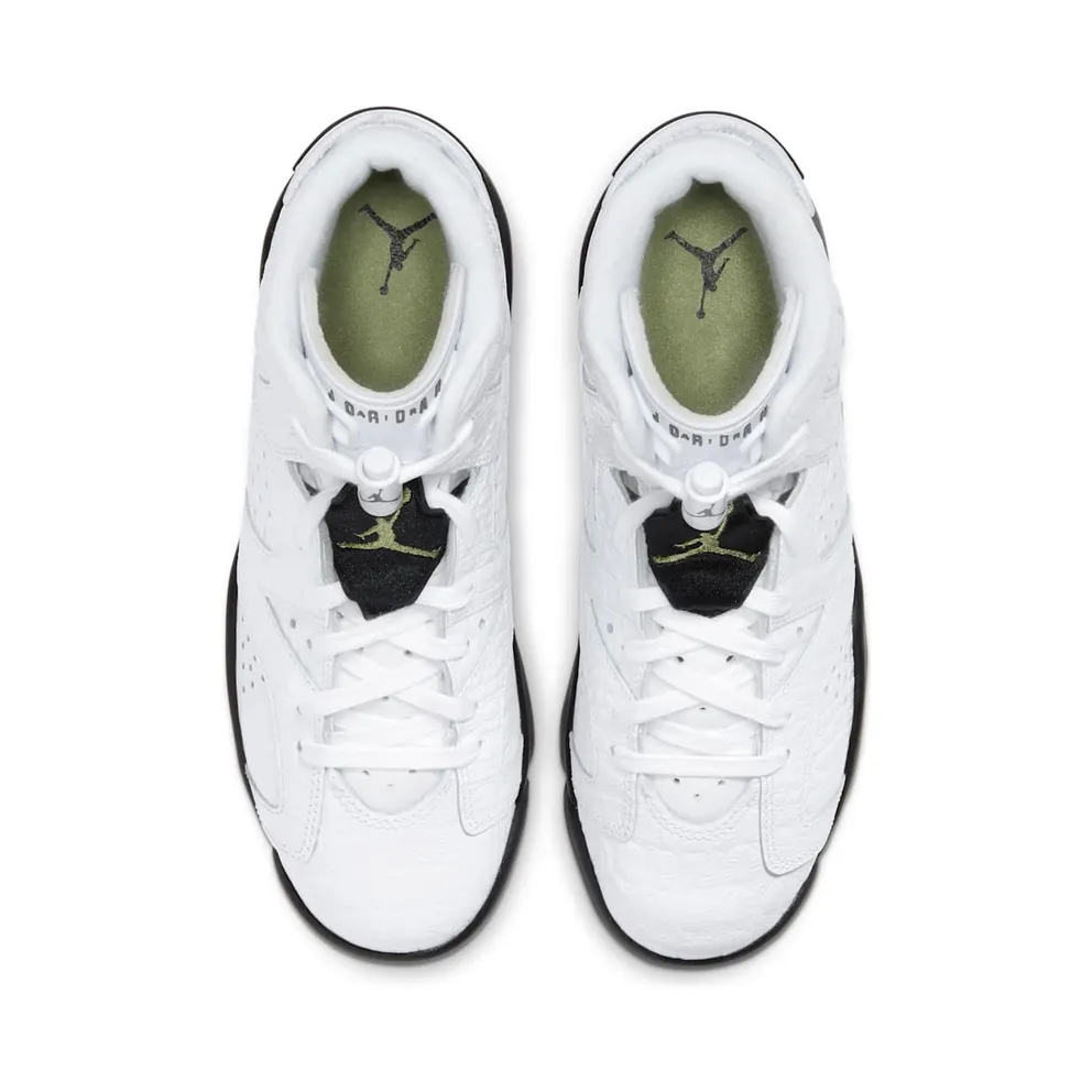 Jordan 6 Retro Alligator (GS) Neutral Grey/Black-White (384665-110)