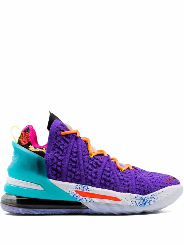Nike LeBron 18 High-Top-Sneakers – Violett (DM2813)