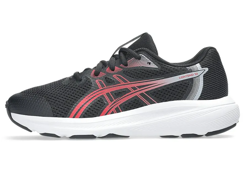 ASICS CONTEND 10 GS “Black / Speed Red” (1014A393-001)