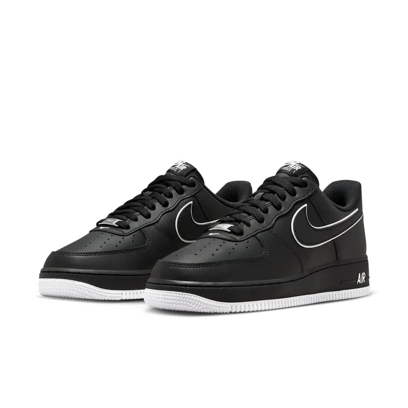 Nike Air Force 1 Low ’07 Black White Sole (2023) (DV0788-002)
