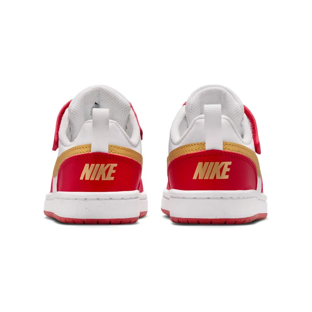 Nike Court Borough Low Recraft White University Red Gold (DV5457-137)
