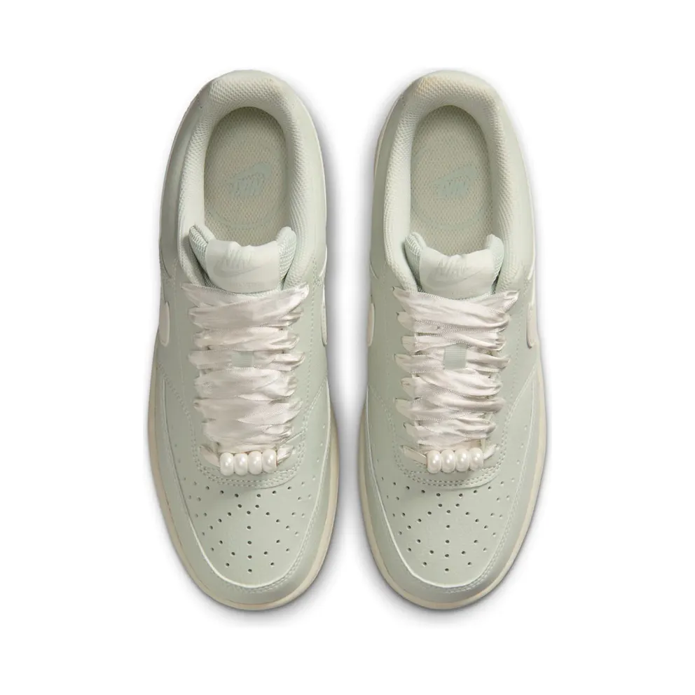 Nike Court Vision Low SE ‘Stitched Floral “Spruce Aura / Sail” (IB6652-002)