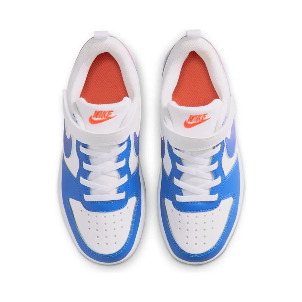 Nike Court Borough Low White Turf Orange Blue Crystal (IR5463-101)
