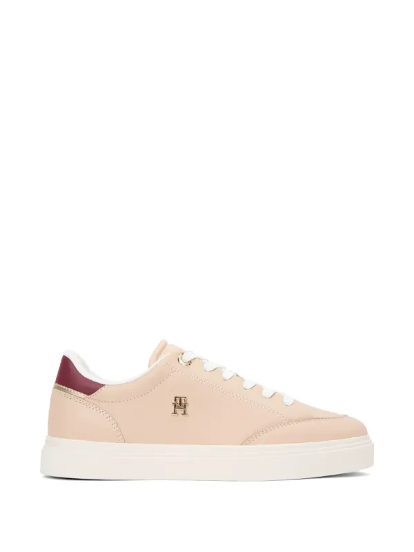 Tommy Hilfiger Sneakers with logoplakkaat – Beige (FW0FW09106TRY)