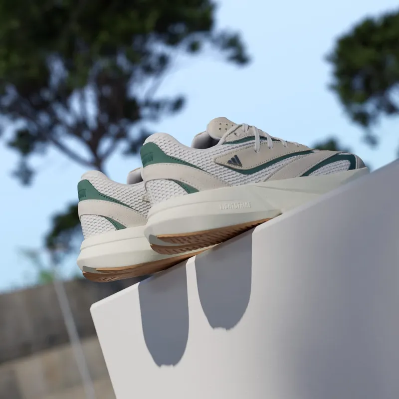 adidas Lightstride Off White Silver Metallic Collegiate Green (JH6961)