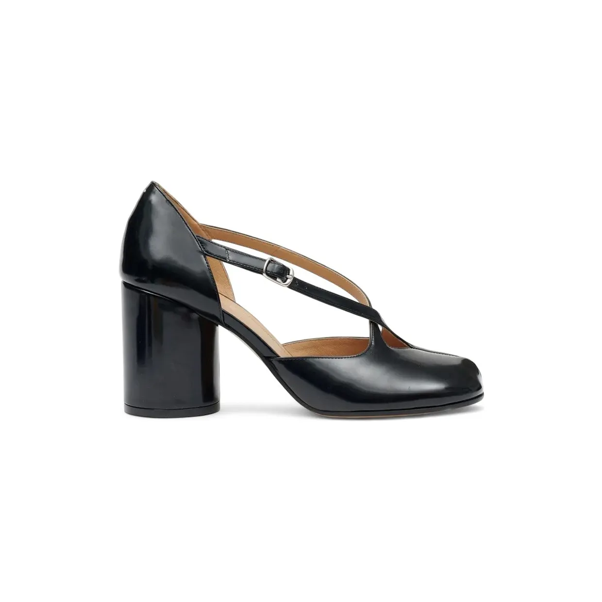 Maison Margiela Tabi Straps Pump Heel Black (S58WL0284 P8193 T8013)