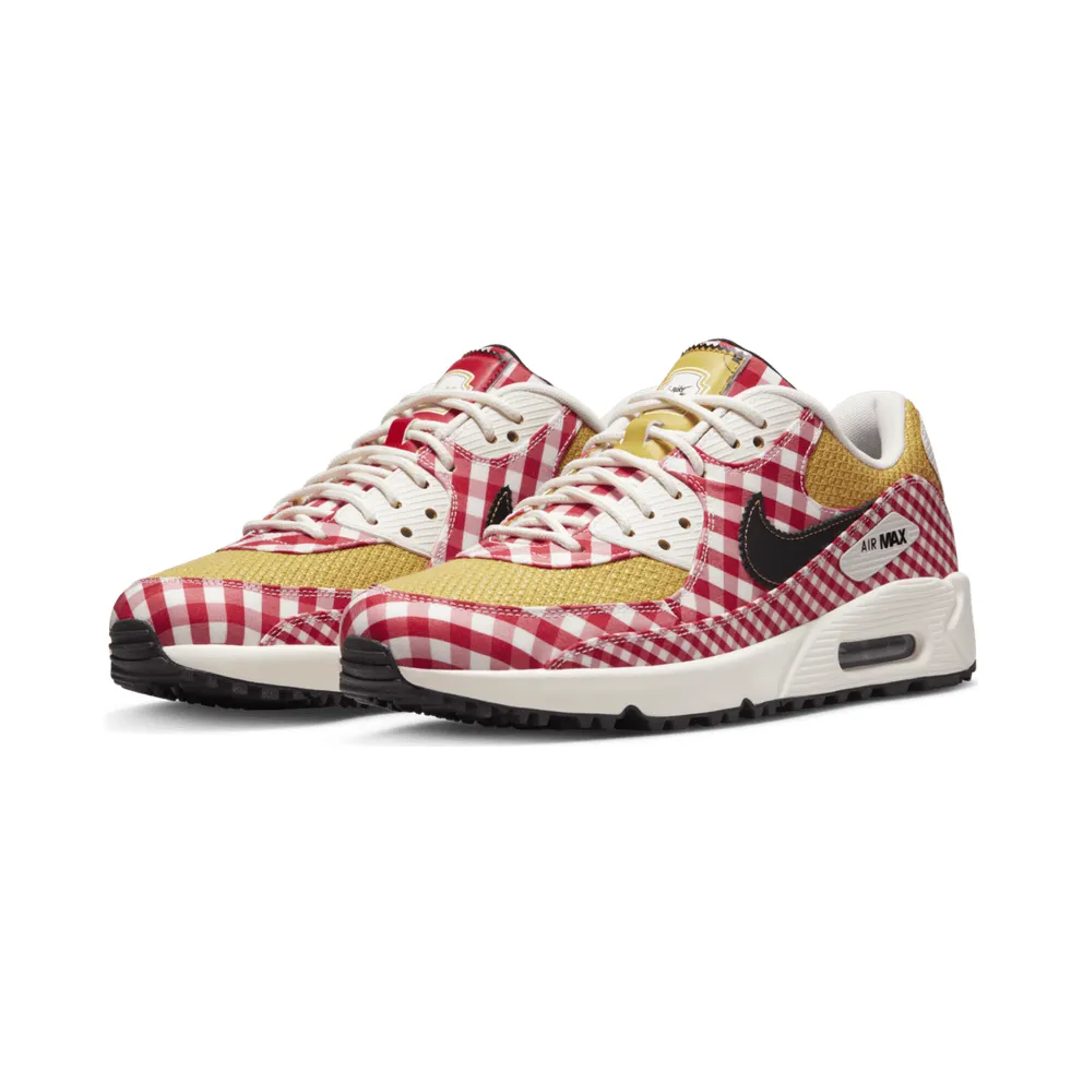 Nike Air Max 90 Golf NRG Picnic – “University Red / White / Sand Gold / Black” (DH5244-600)