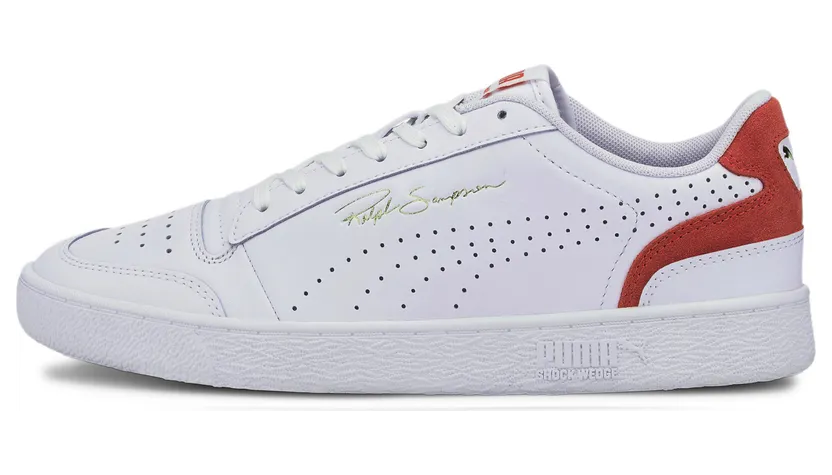 Puma Ralph Sampson Lo Perf Colour Wit/Rood (374751-02)