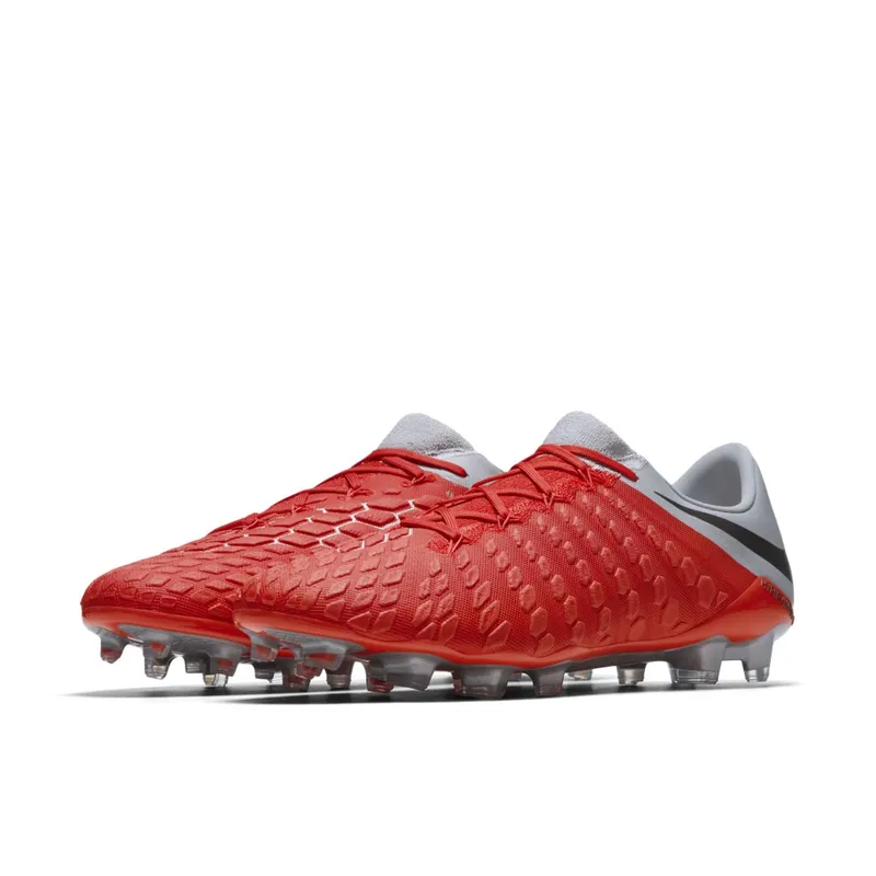 Nike Hypervenom Phantom 3 Elite Flyknit FG Light Crimson Light Crimson/Metallic Dark Grey (AJ3805-600)