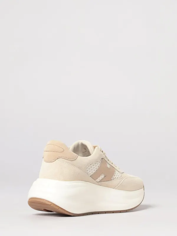 Hogan H696 Sneakers in Suede and Mesh Brown (HXW6960GA60UZV0RVY) (2)