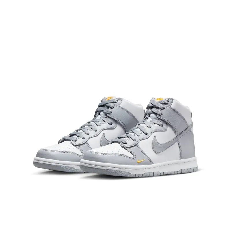 Nike Dunk High GS “Next Nature Wolf Grey Marigold” (FD9773-001)
