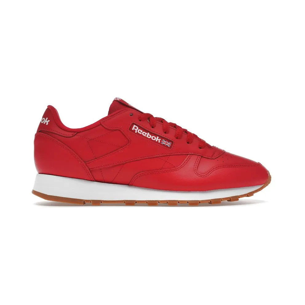 Reebok Classic Leather Shoes Vector Red / Cloud White / Reebok Rubber Gum-03 (GY3601)