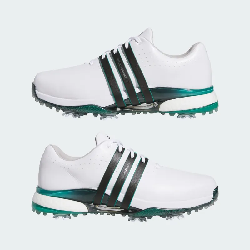 adidas Tour360 24 Golf Cloud White Core Black Aurora Ivy (JR9265)