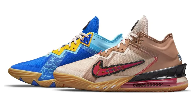 Nike LeBron 18 Low Wile E. x Roadrunner (2021) (CV7562-401)