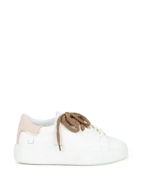 D.A.T.E. Sfera leren sneakers – White (W441SFCASFERACALFWP)