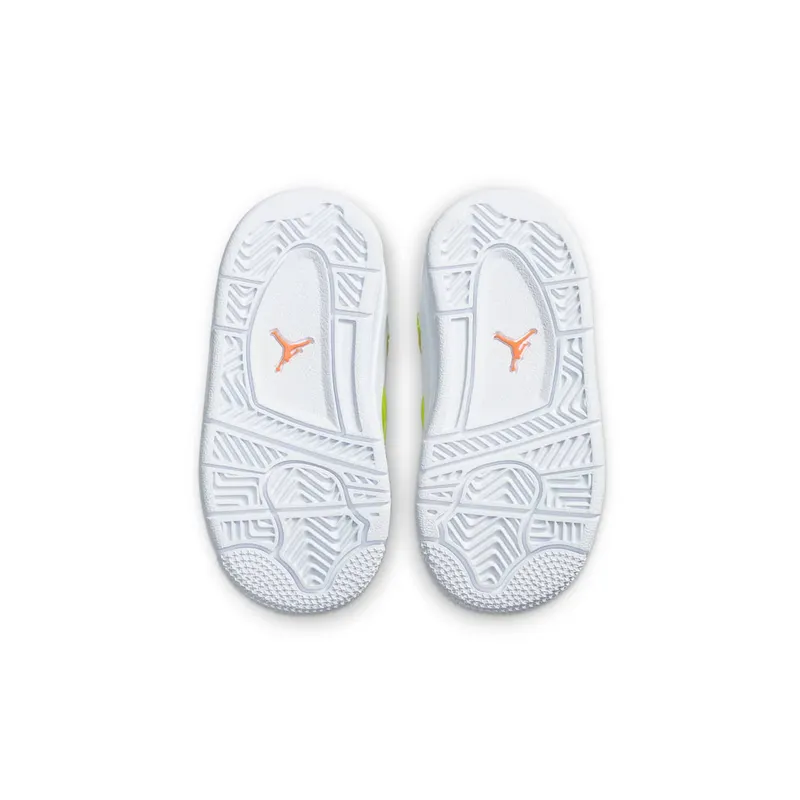 Jordan 4 Retro White Lemon Pink (TD) White/Lemon Venom-Pink Blast (CV7807-100)