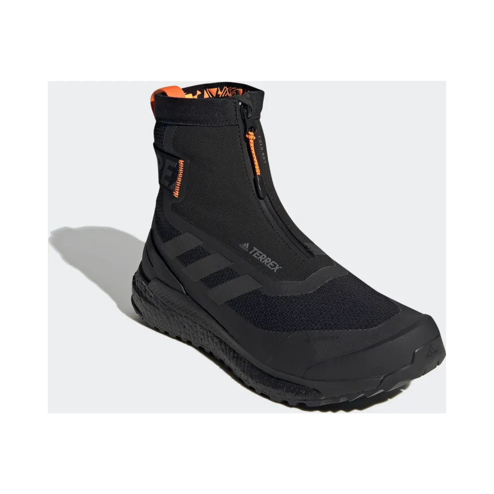 adidas Terrex Free Hiker COLD.RDY Mountaineering Boots Core Black / Core Black / Orange (FU7217)