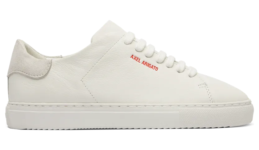 Axel Arigato Clean 90 Sneaker “White,Red” (F4621001)