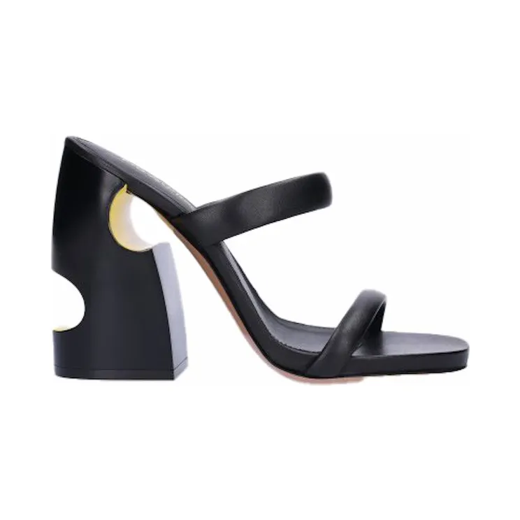 OFF-WHITE Pop Bulky Nappa Mule Black (OWIJ029S23LEA0011018)