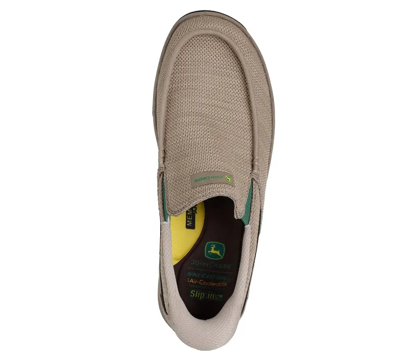 Skechers Slip-ins x John Deere Relaxed Fit: Melson 2.0 – Chaz Sneaker Taupe