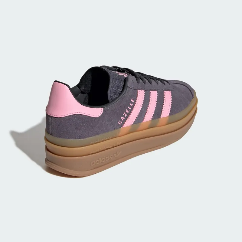 Adidas Gazelle Bold Aurora Onix / Bliss Pink / Carbon (IH6459)