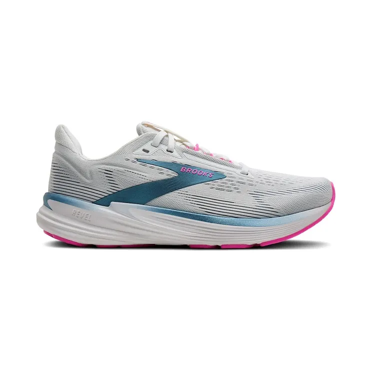 Brooks Revel 8 White Moonlight Pink (120456-1B-132)