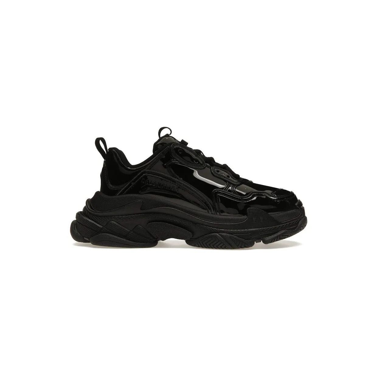 Balenciaga Triple S Black Patent (734954W2PAA1000)