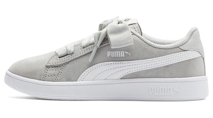 Puma Smash v2 Ribbon AC Grijs/Wit (366004-09)
