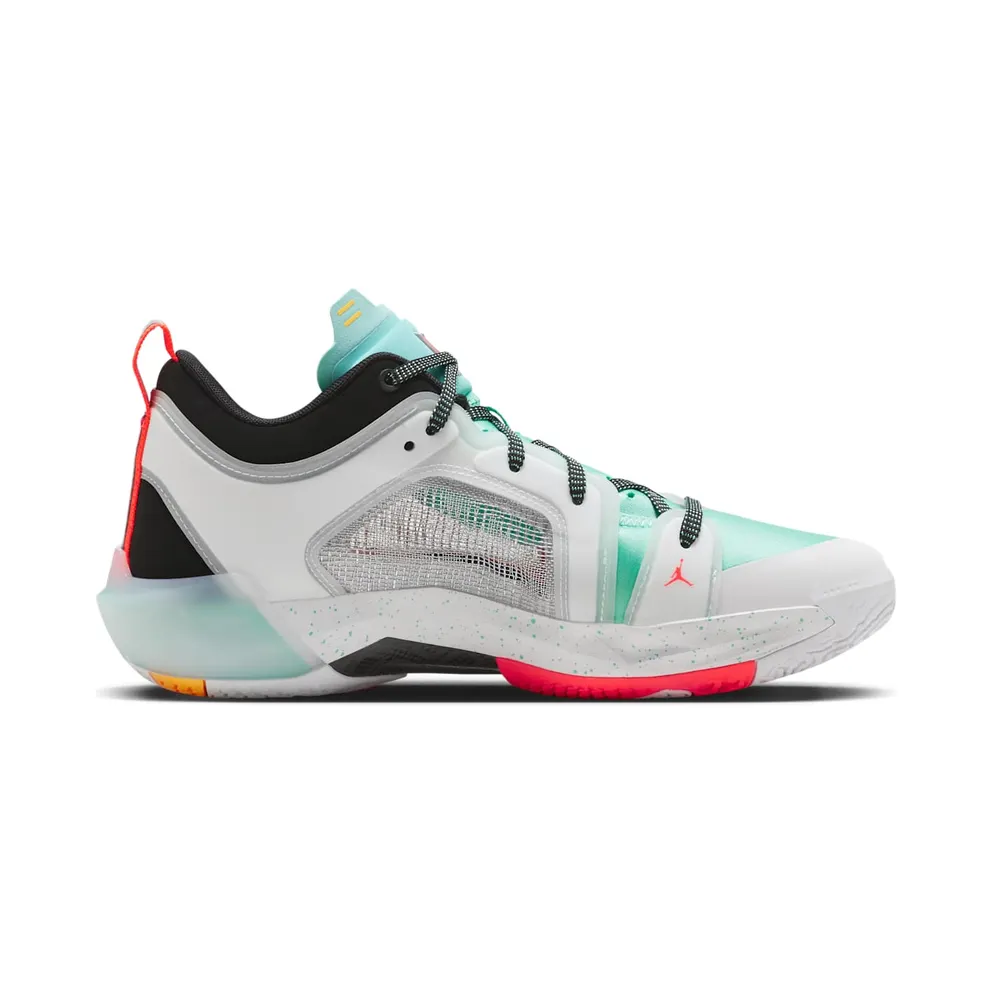 Jordan 37 Low PF Guo Ailun White Island Green Black Metallic Silver (FB8486-130)