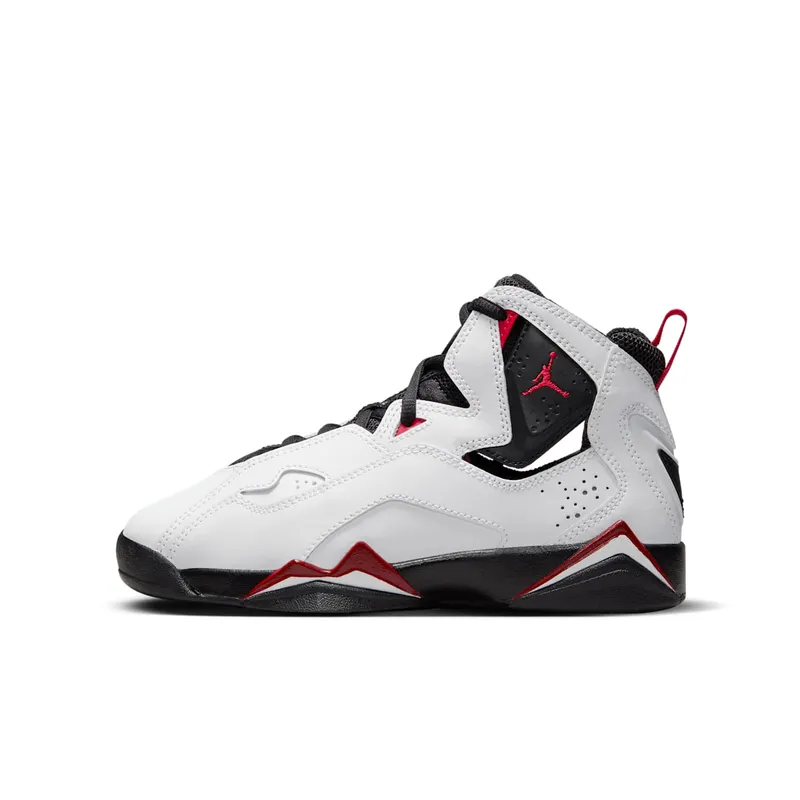 Jordan True Flight White Varsity Red Black (343795-100)