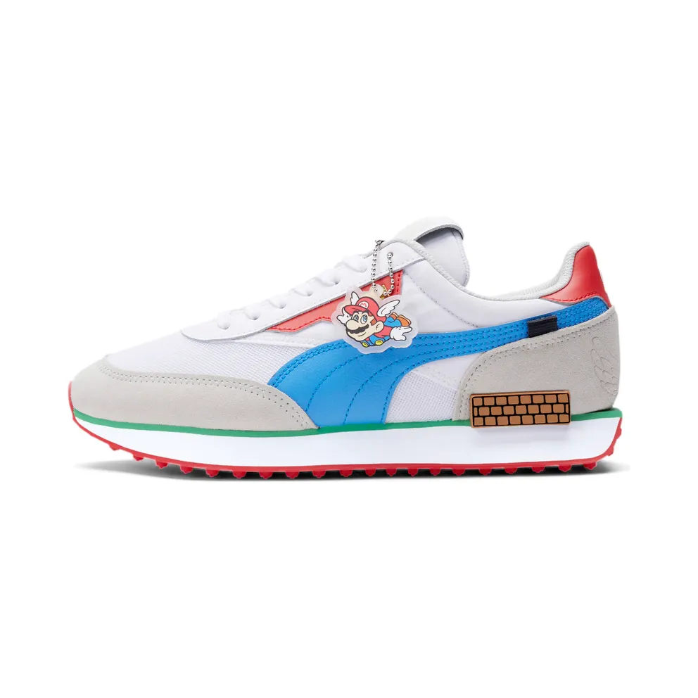 Puma Future Rider Super Mario 64 Puma White/Energy Turquoise (380196-01)