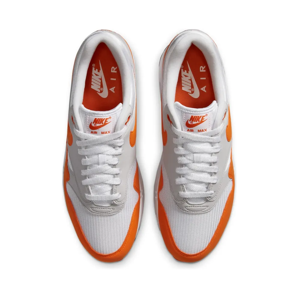 Nike Air Max 1 Anniversary Orange (2020) White/Magma Orange-Neutral Grey-Black (DC1454-101)