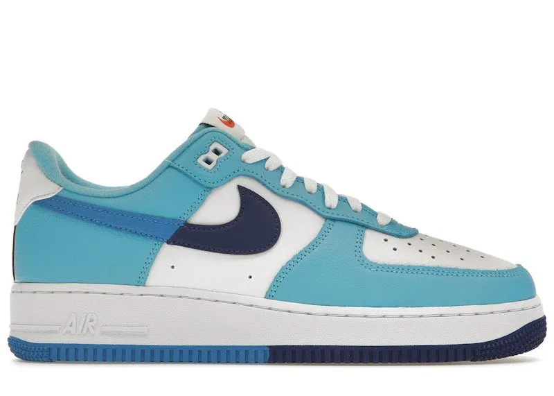 Nike Air Force 1 Low ’07 LV8 Split Light Photo Blue Deep Royal (DZ2522-100)