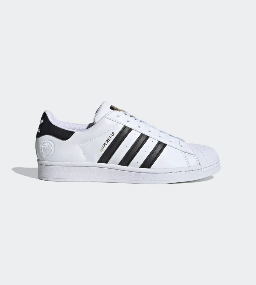adidas Superstar Vegan Cloud White / Core Black / Green (FW2295)