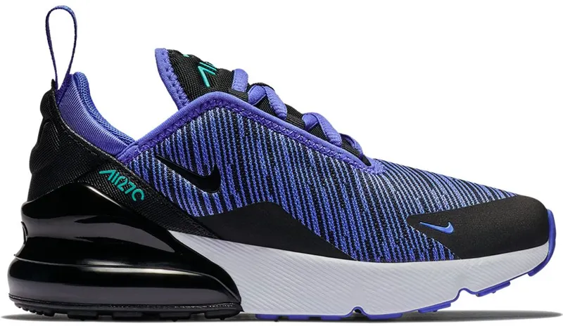 Nike Air Max 270 Persian Violet Hyper Jade Black (PS) Persian Violet/Hyper Jade-White-Black (AO2372-500)