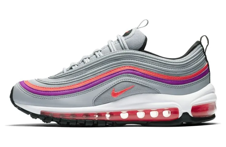 Nike Air Max 97 Wolf Grey Solar Red Vivid Purple (W)