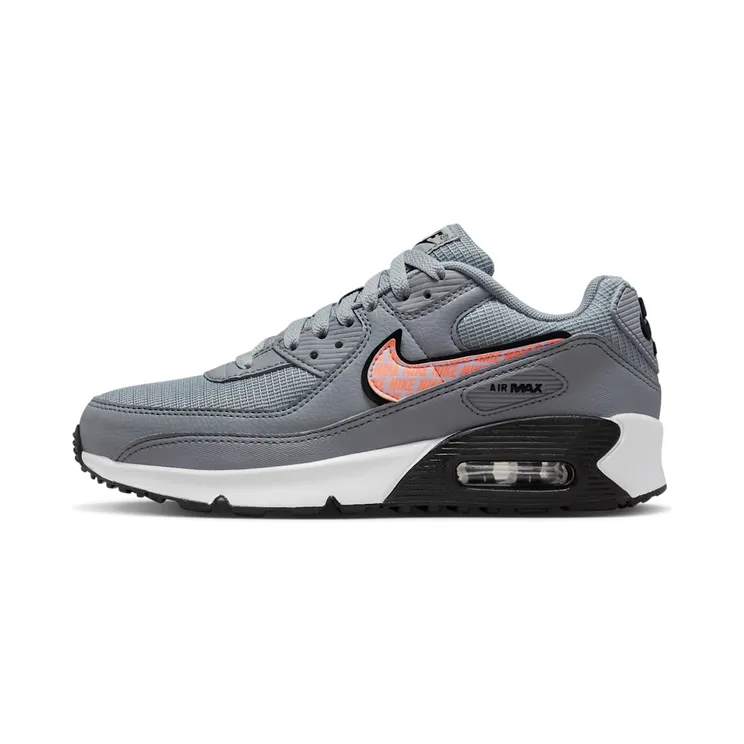 Nike Air Max 90 GS “Wolf Grey / Doll / Sunset Glow” (DZ5637-001)